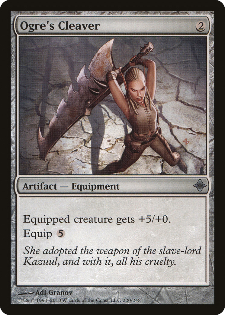 Rise of the Eldrazi - (ROE-220) - Ogre's Cleaver Foil