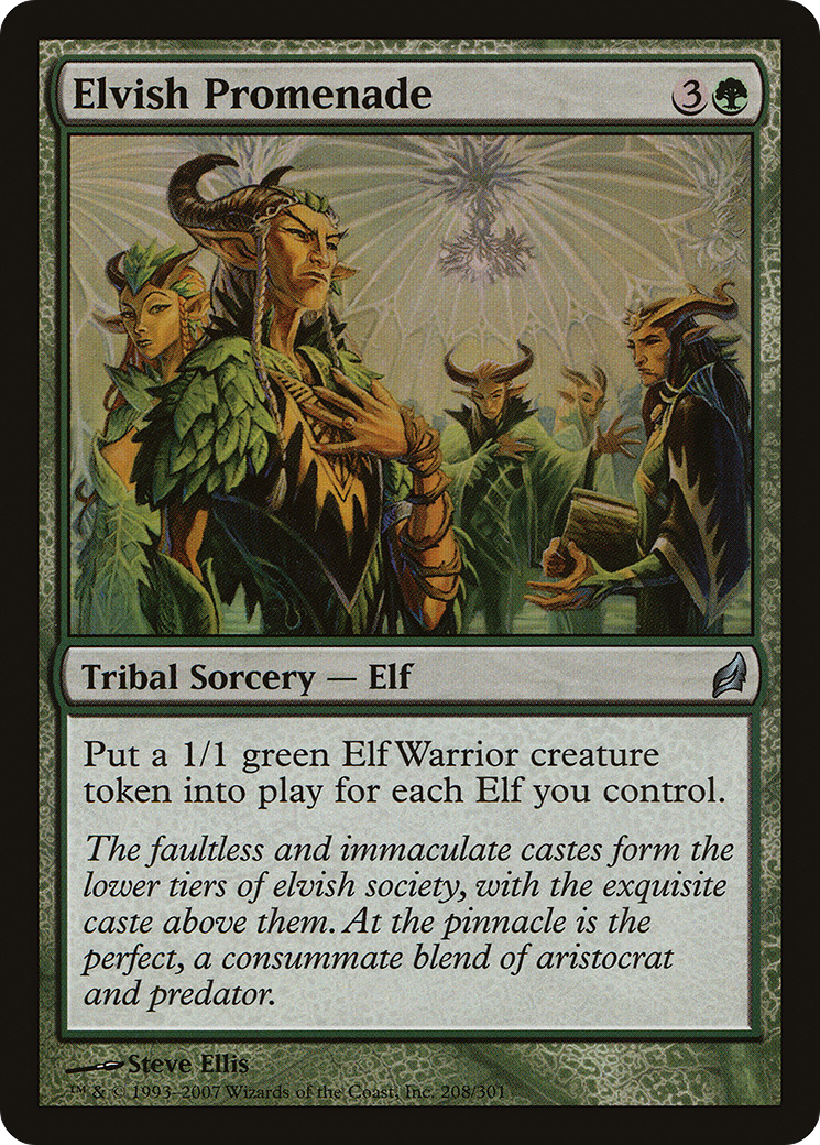 Lorwyn - (LRW-208) - Elvish Promenade Foil