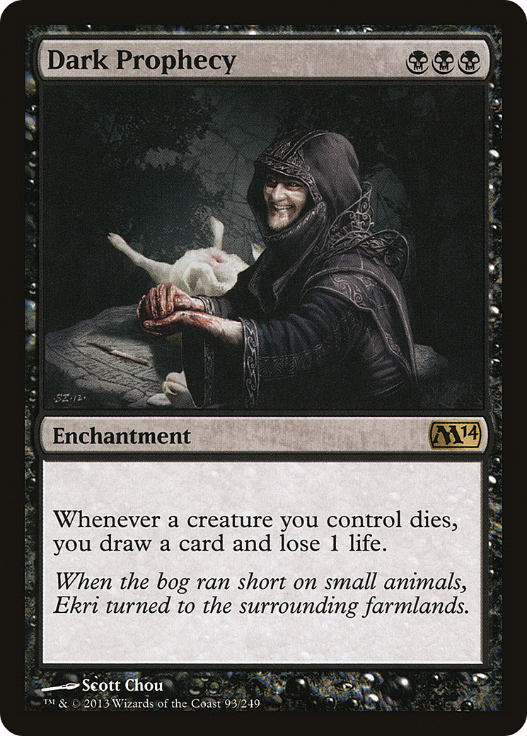 Magic 2014 - (M14-093) - Dark Prophecy