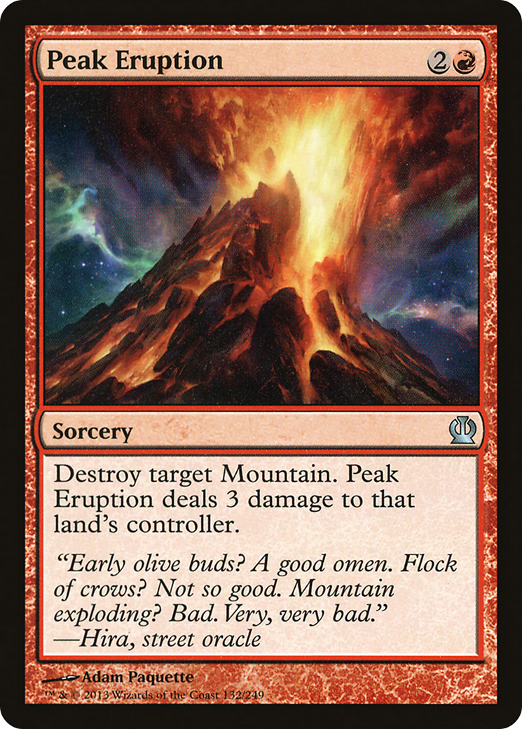 Theros - (THS-132) - Peak Eruption Foil