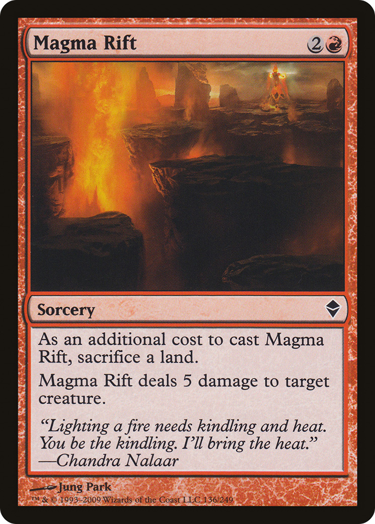 Zendikar - (ZEN-136) - Magma Rift