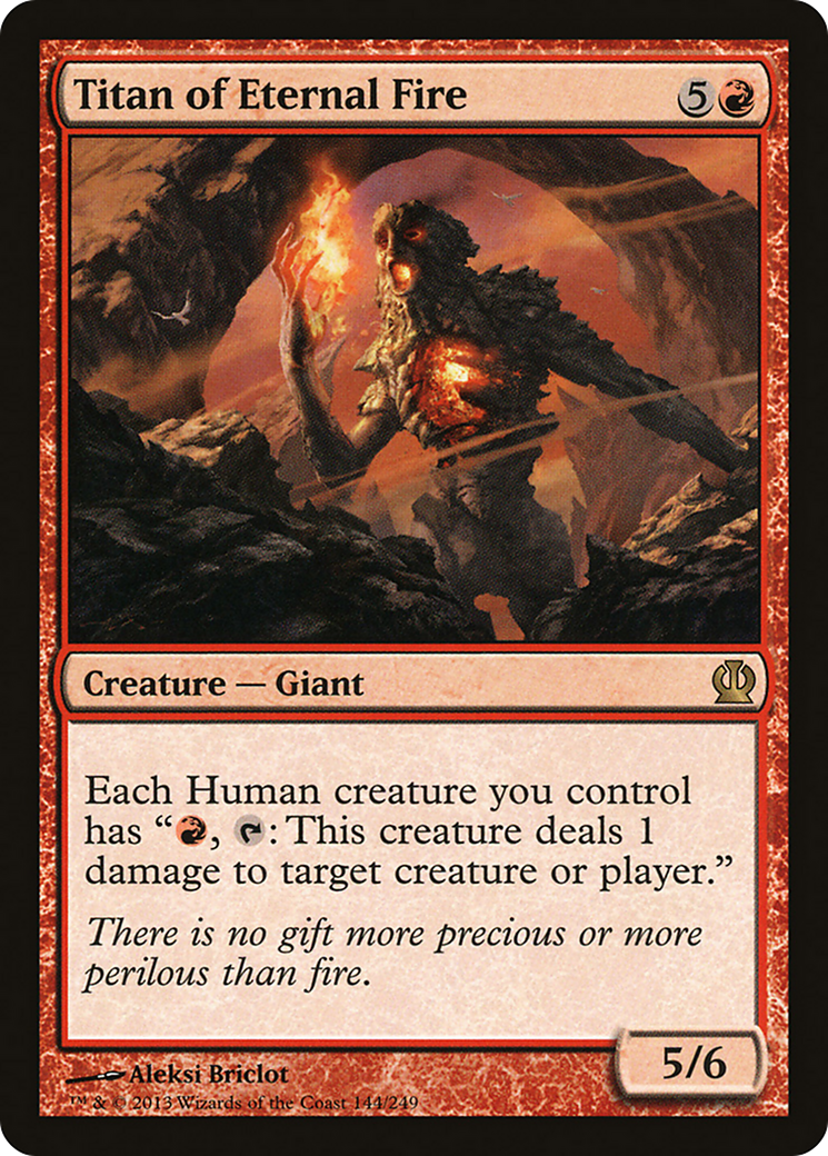 Theros - (THS-144) - Titan of Eternal Fire