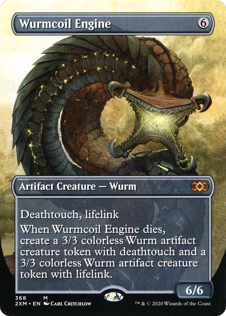 Double Masters - (2XM-368) - Wurmcoil Engine (Borderless) Foil