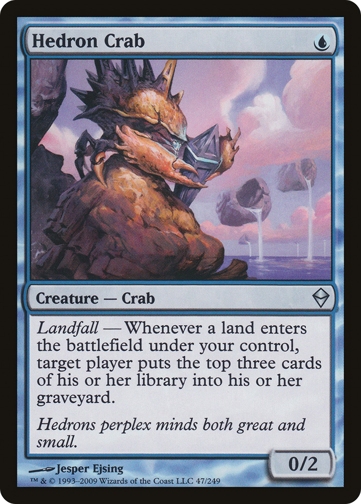 Zendikar - (ZEN-047) - Hedron Crab