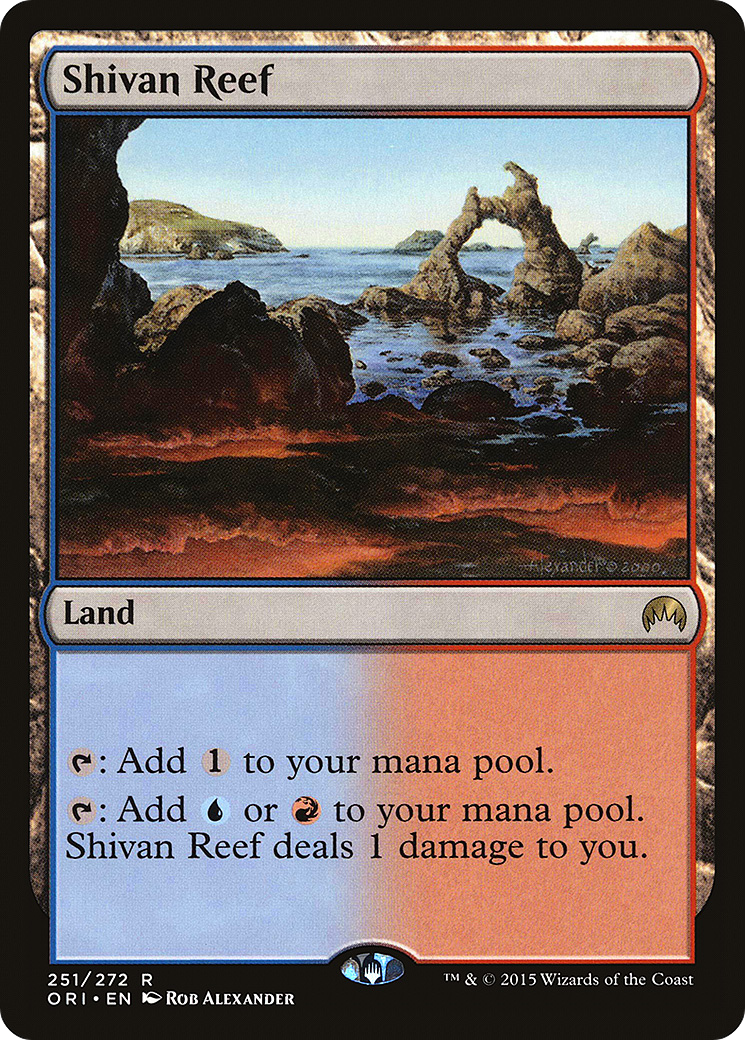 Magic Origins - (ORI-251) - Shivan Reef Foil