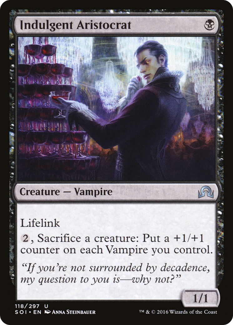 Shadows over Innistrad - (SOI-118) - Indulgent Aristocrat