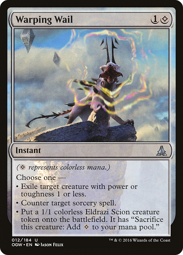 Oath of the Gatewatch - (OGW-012) - Warping Wail Foil