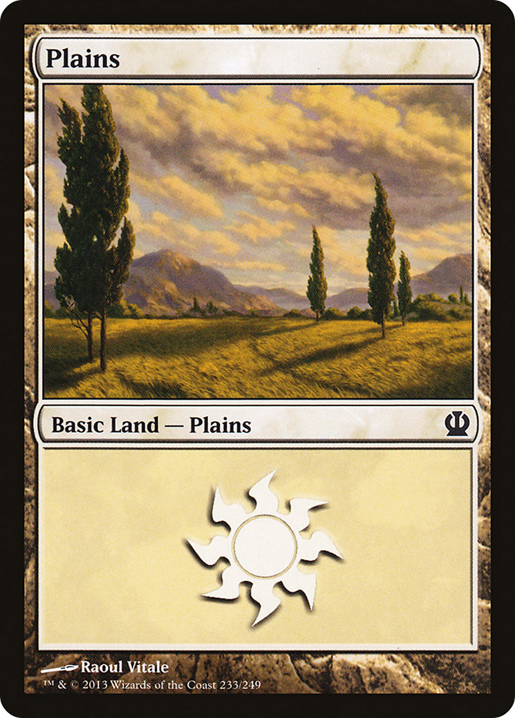 Theros - (THS-233) - Plains (233) Foil