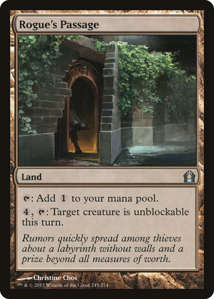 Return to Ravnica - (RTR-245) - Rogue's Passage Foil