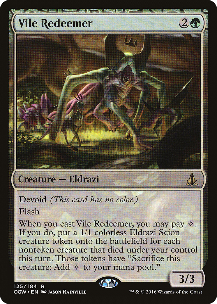 Oath of the Gatewatch - (OGW-125) - Vile Redeemer: (devoid) Foil