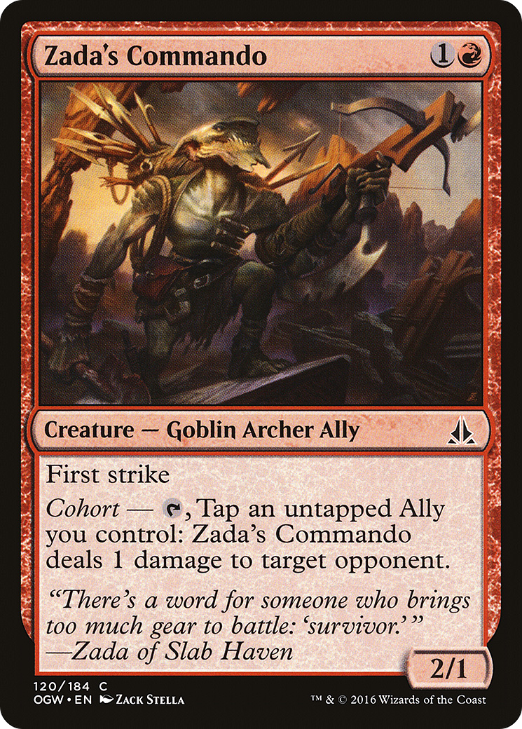 Oath of the Gatewatch - (OGW-120) - Zada's Commando Foil