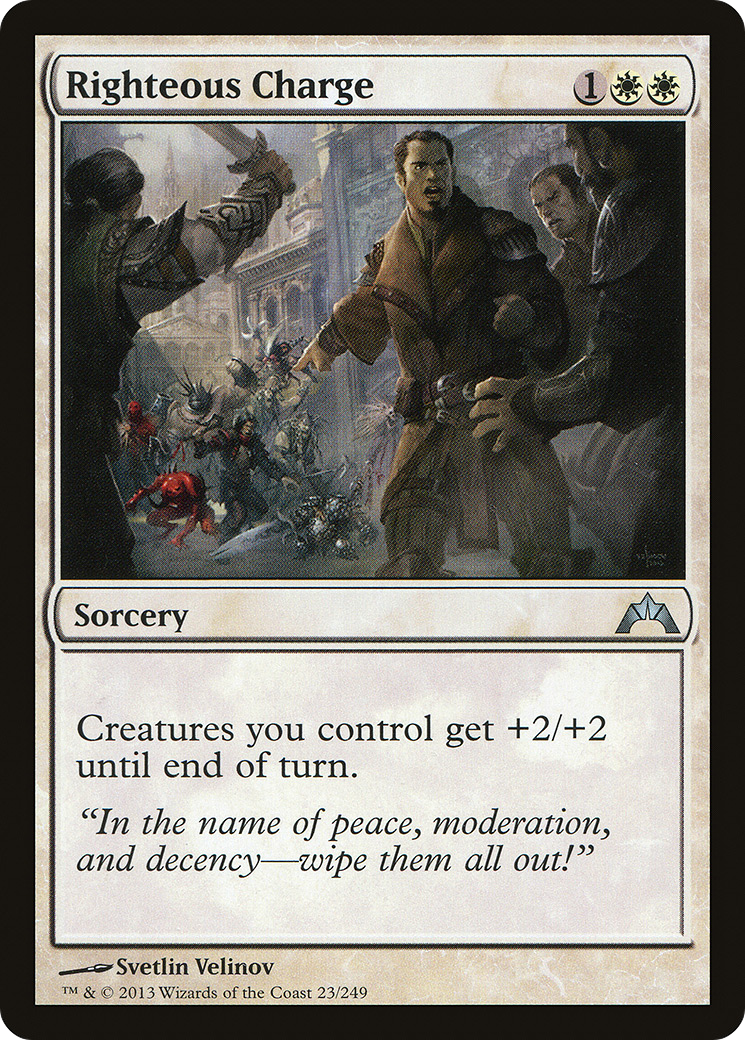 Gatecrash - (GTC-023) - Righteous Charge Foil