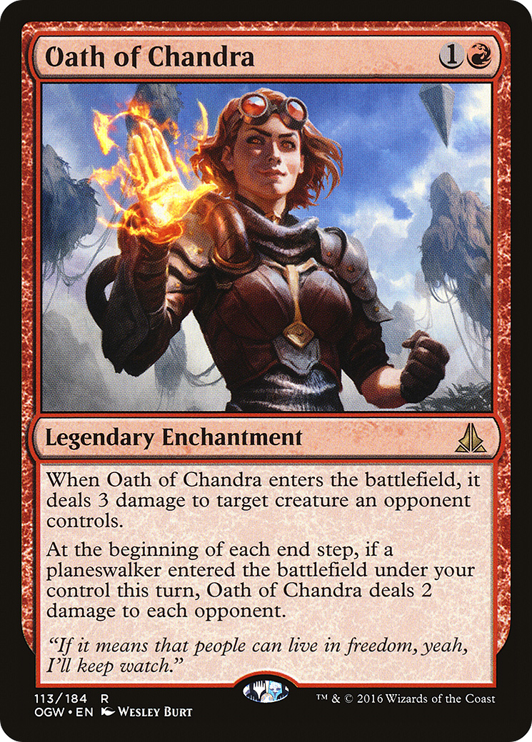 Oath of the Gatewatch - (OGW-113) - Oath of Chandra