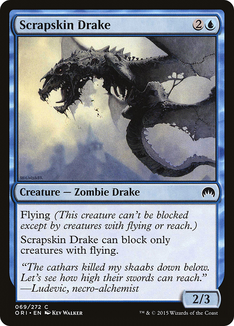 Magic Origins - (ORI-069) - Scrapskin Drake Foil