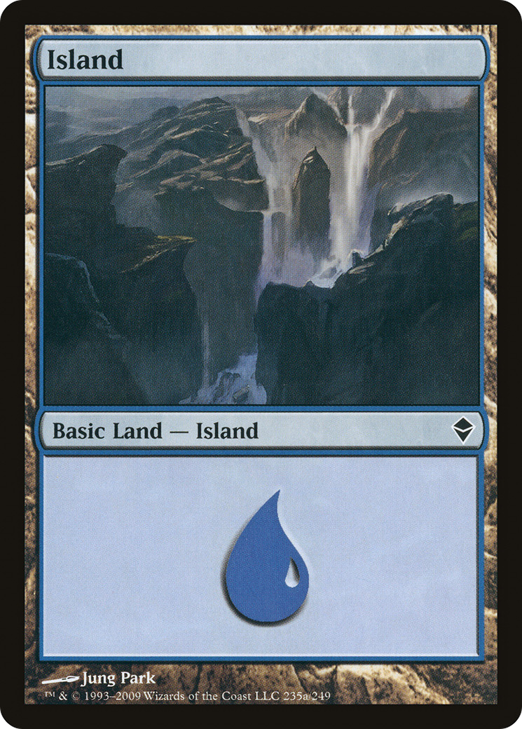 Zendikar - (ZEN-235A) - Island (235a)