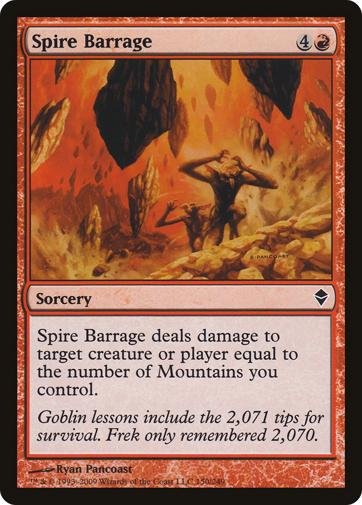 Zendikar - (ZEN-150) - Spire Barrage