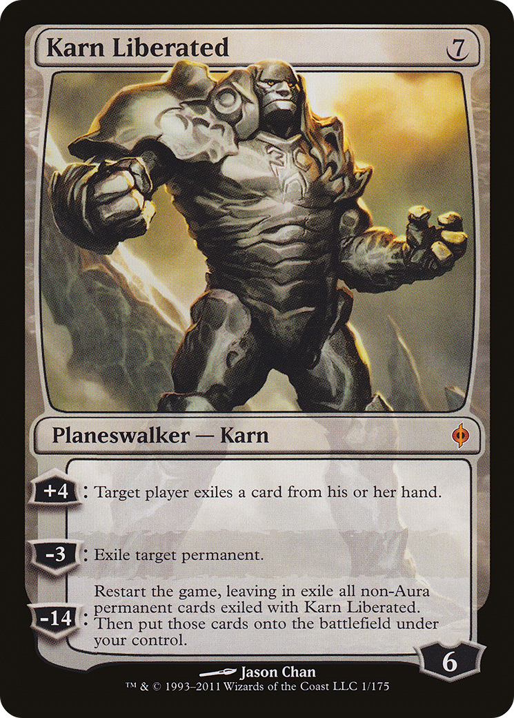 New Phyrexia - (NPH-001) - Karn Liberated Foil