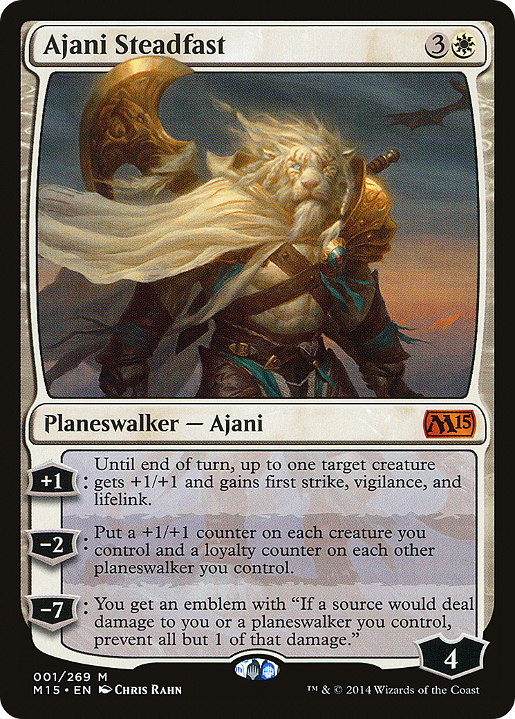 Magic 2015 - (M15-001) - Ajani Steadfast