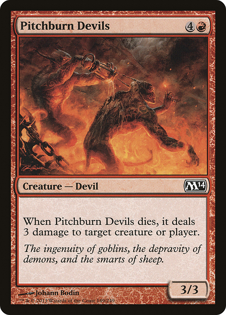 Magic 2014 - (M14-149) - Pitchburn Devils