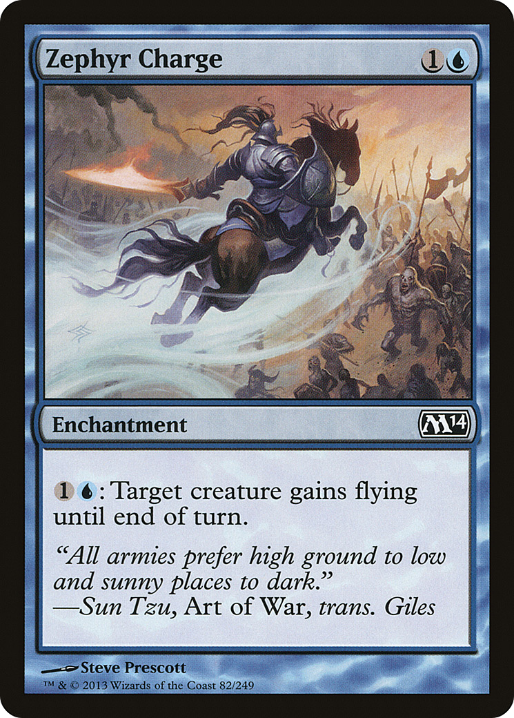 Magic 2014 - (M14-082) - Zephyr Charge Foil