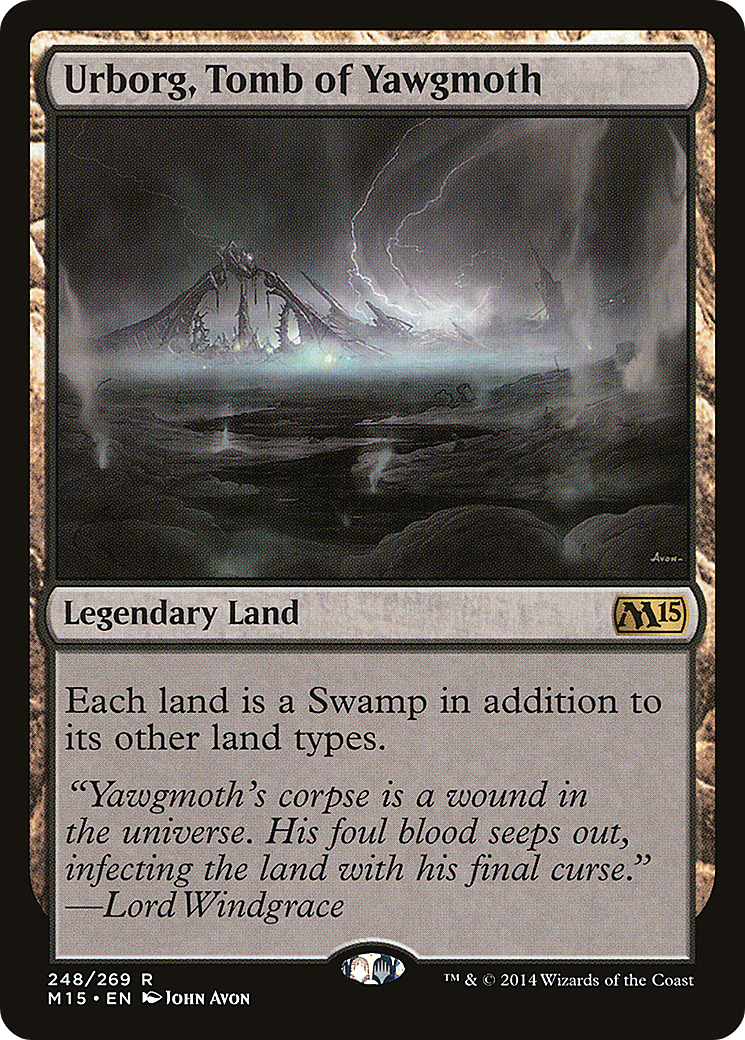 Magic 2015 - (M15-248) - Urborg, Tomb of Yawgmoth Foil