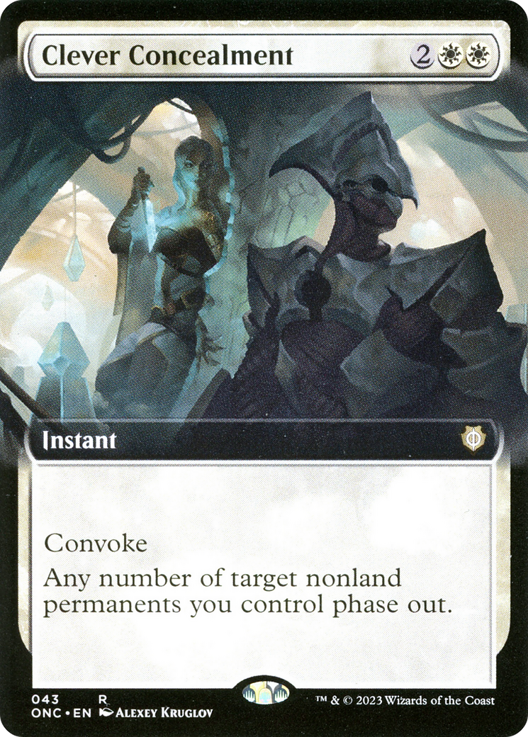 Phyrexia: All Will Be One Commander - (ONC-043) - Clever Concealment (Extended Art): (Extended Art)
