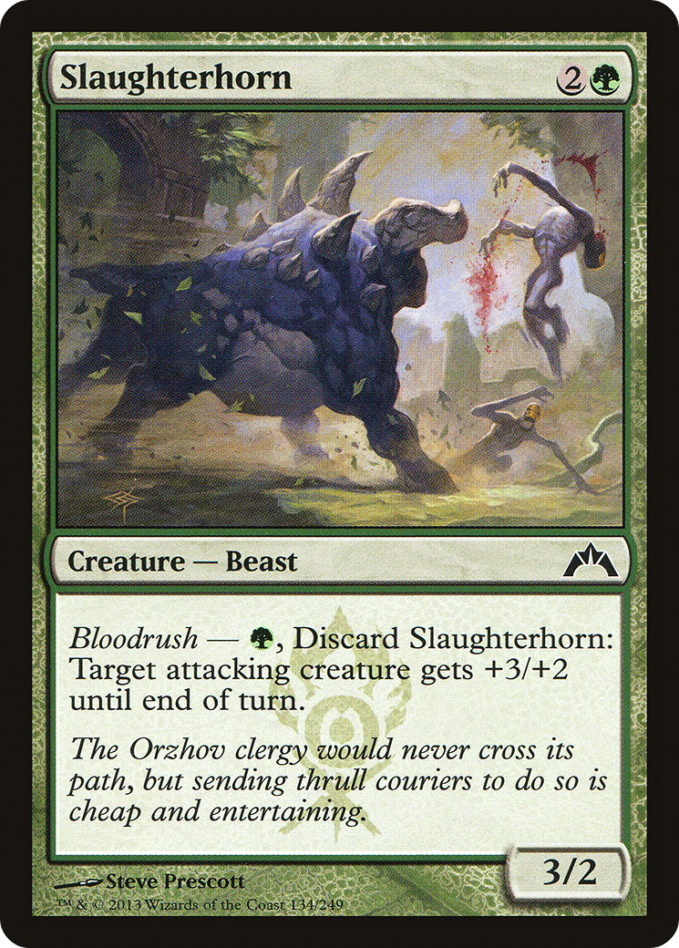 Gatecrash - (GTC-134) - Slaughterhorn Foil