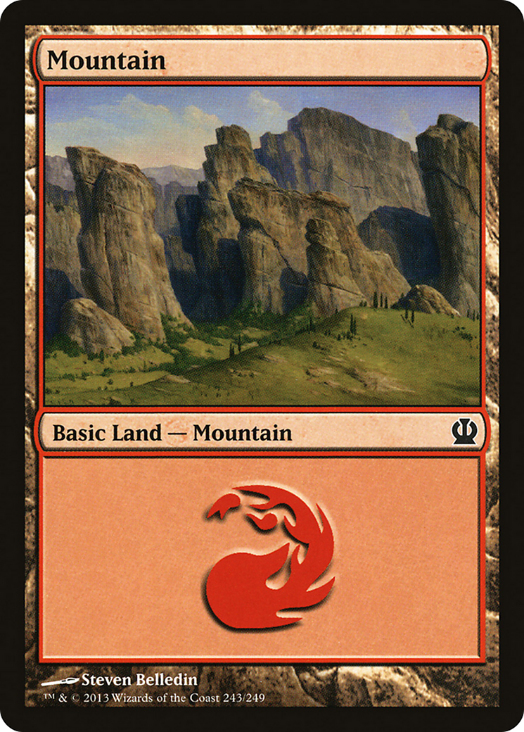 Theros - (THS-243) - Mountain (243) Foil
