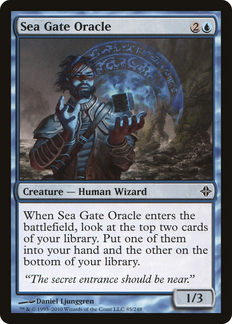 Rise of the Eldrazi - (ROE-085) - Sea Gate Oracle