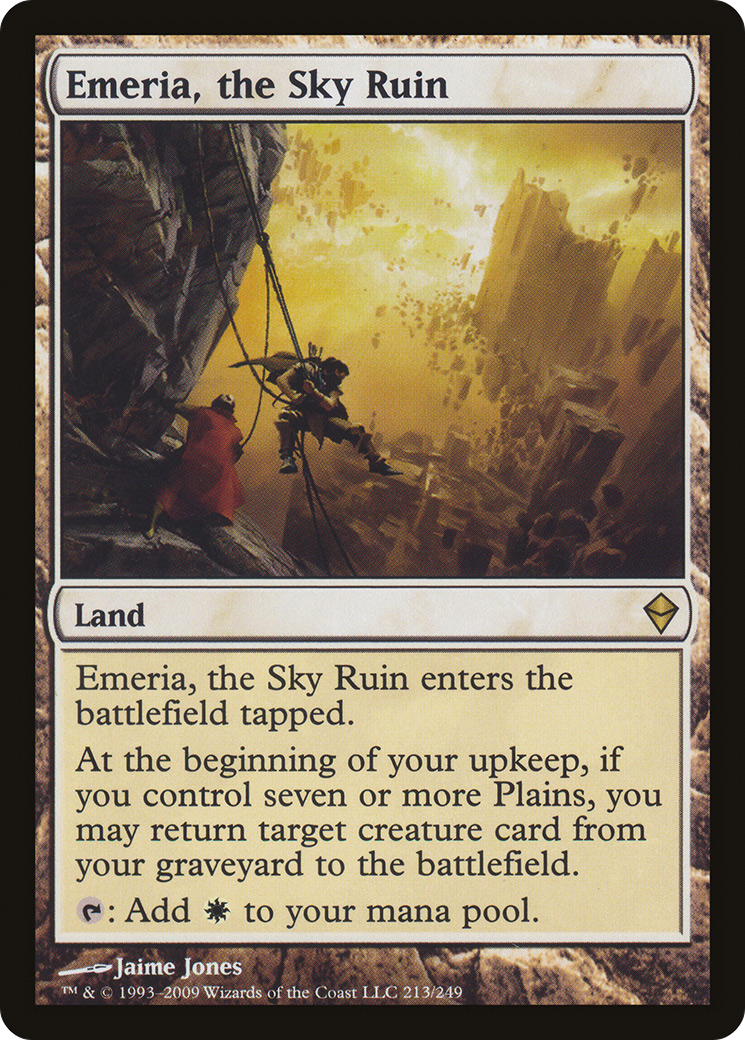 Zendikar - (ZEN-213) - Emeria, the Sky Ruin Foil
