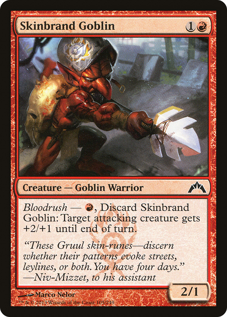 Gatecrash - (GTC-105) - Skinbrand Goblin Foil