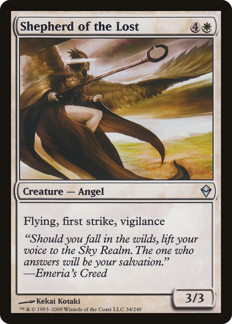 Zendikar - (ZEN-034) - Shepherd of the Lost Foil