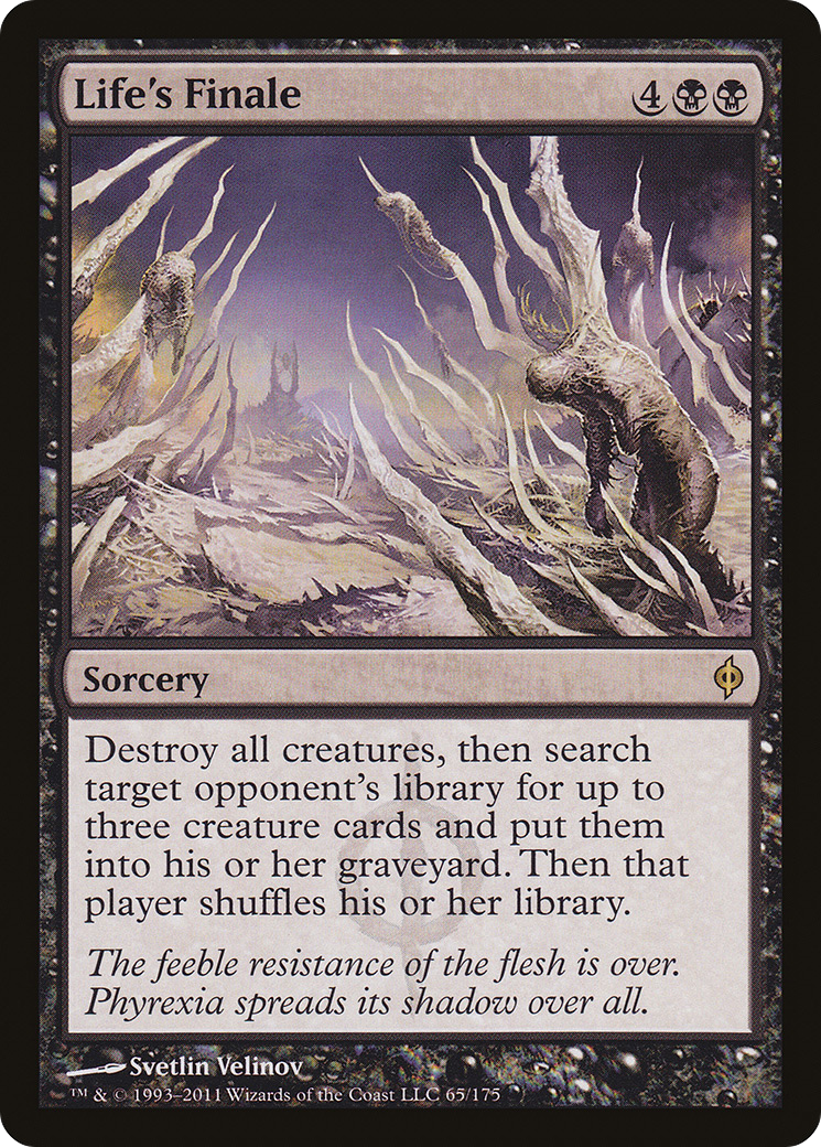 New Phyrexia - (NPH-065) - Life's Finale