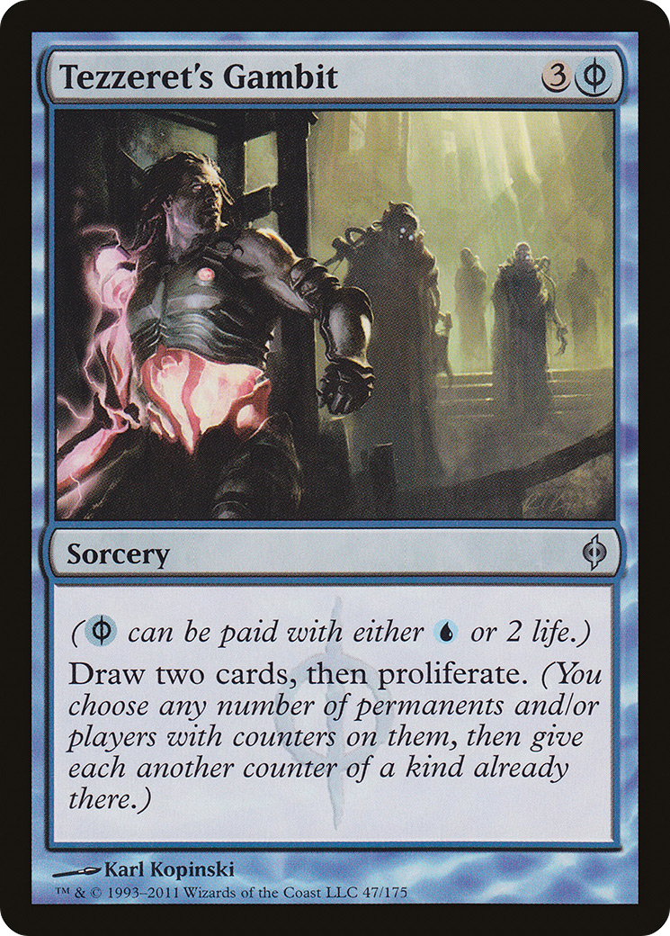 New Phyrexia - (NPH-047) - Tezzeret's Gambit Foil
