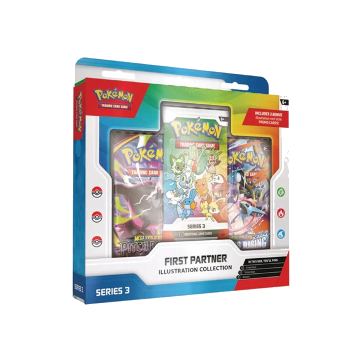 Pokemon Mega Evolution - First partner Illustration Collection - Series 3