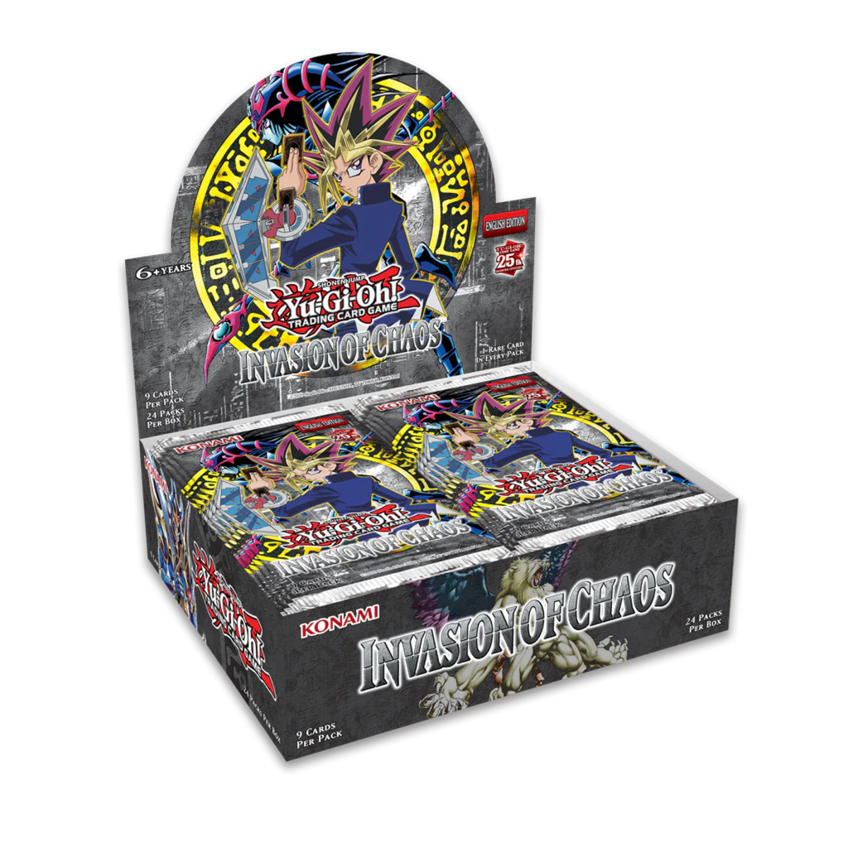 Yugioh! Invasion of Chaos 25th Anniversary Booster Box (24 packs)