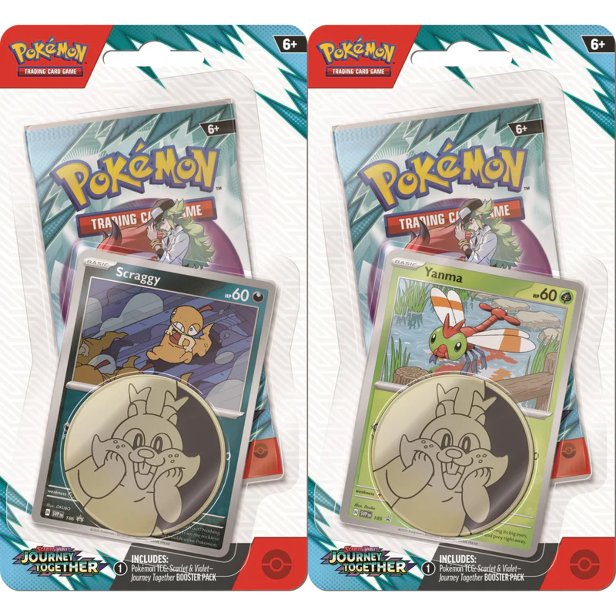 Pokemon Scarlet & Violet - SV09 - Journey Together Checklane Blister (Random Variant)