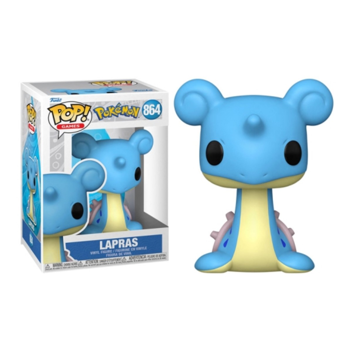 Funko Pop! Games Pokemon Vinyl Figure Lapras #864