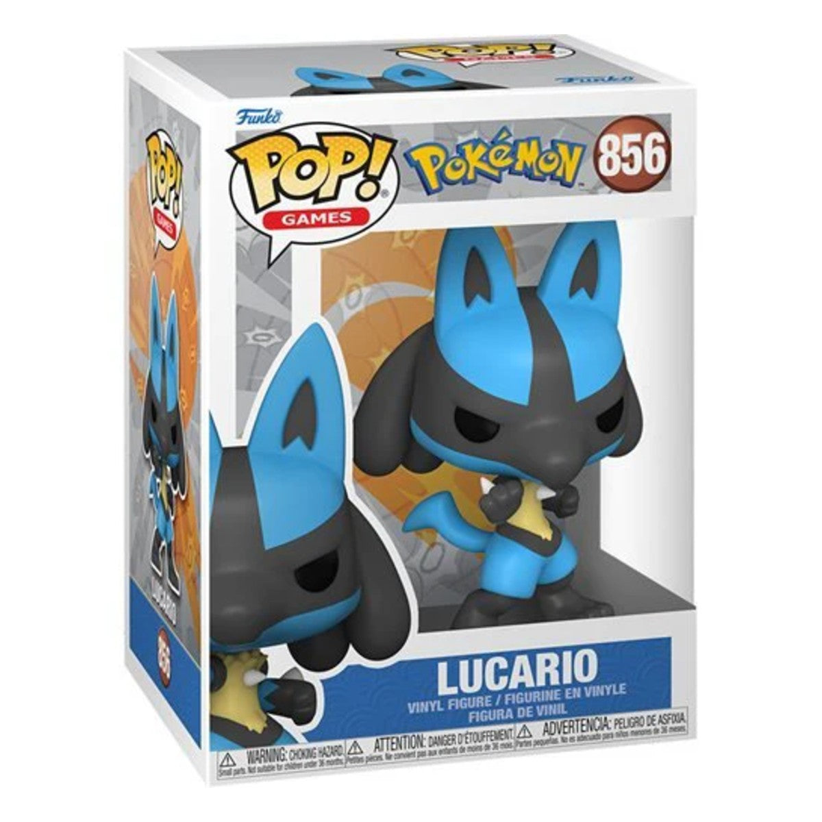 Funko Pop! Games Pokemon Vinyl Figure Lucario #856