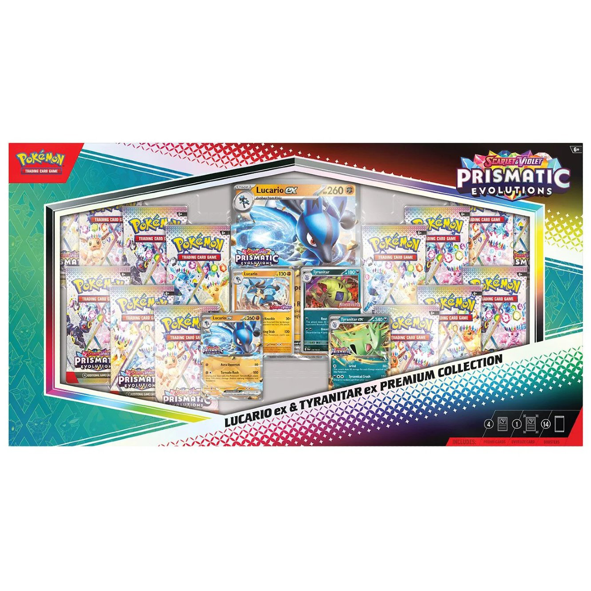 Pokemon Lucario ex & Tyranitar ex Premium Collection Box (PRE-ORDER)
