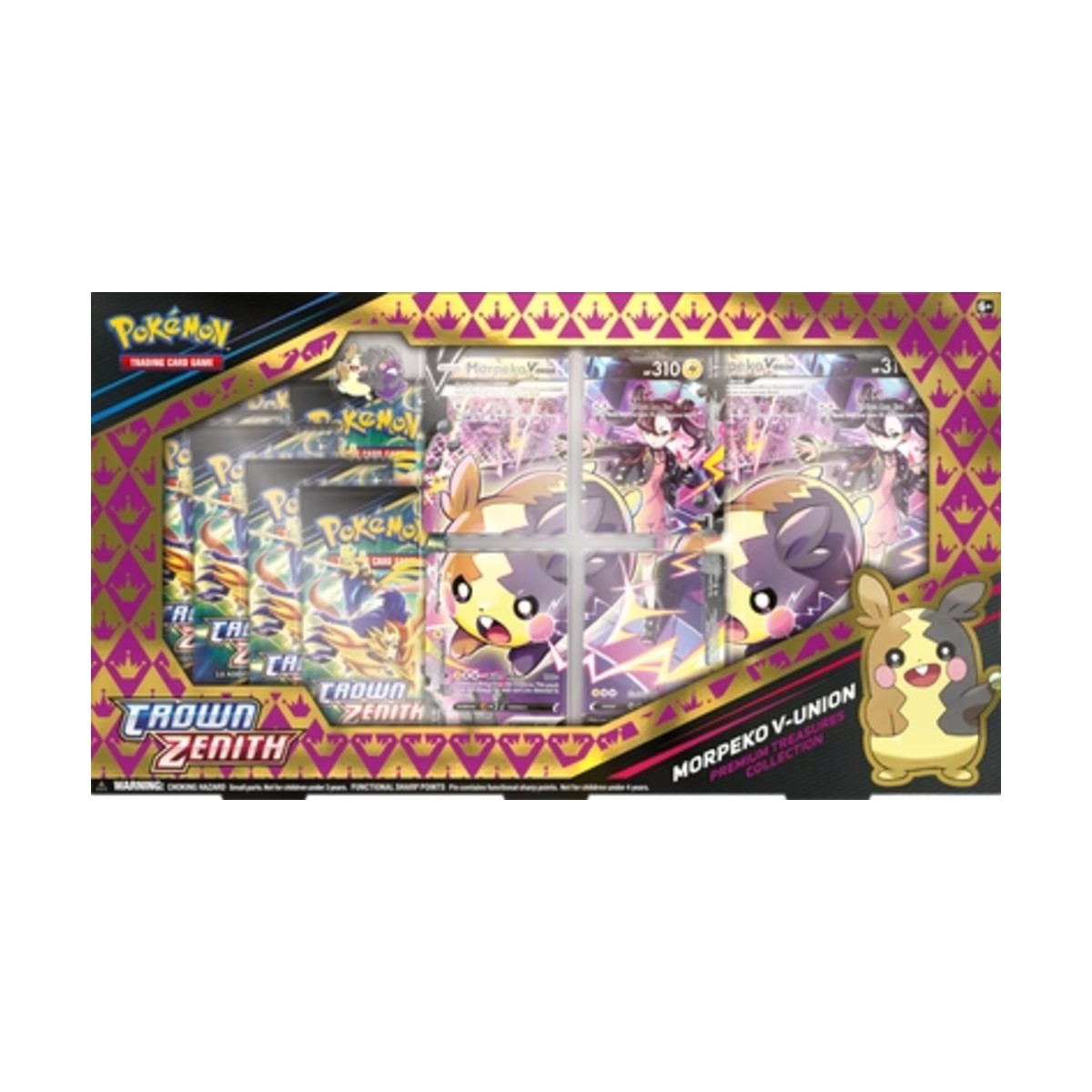 Pokemon Sword & Shield - SWSH12.5 - Crown Zenith Premium Treasures Collection - Morpeko V-UNION