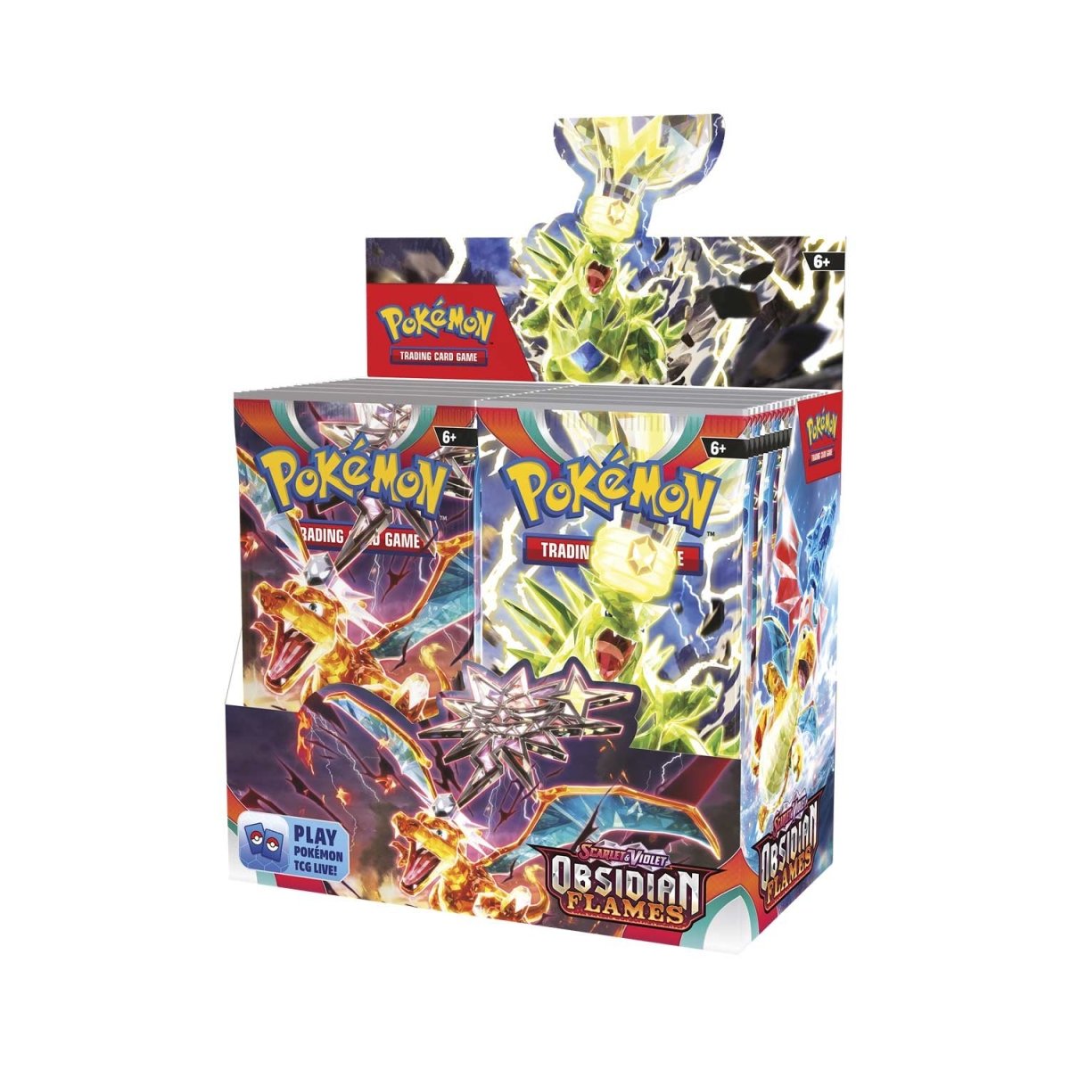 Pokemon Scarlet & Violet - SV03 - Obsidian Flames Booster Box (36 Pack BeardyCards Pokemon Scarlet & Violet - SV03 - Obsidian Flames Booster Box (36 Pack BeardyCards