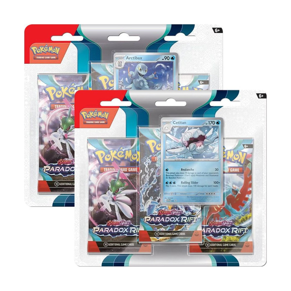 Pokemon Scarlet & Violet - SV04 - Paradox Rift 3-Pack Blister - Random Art
