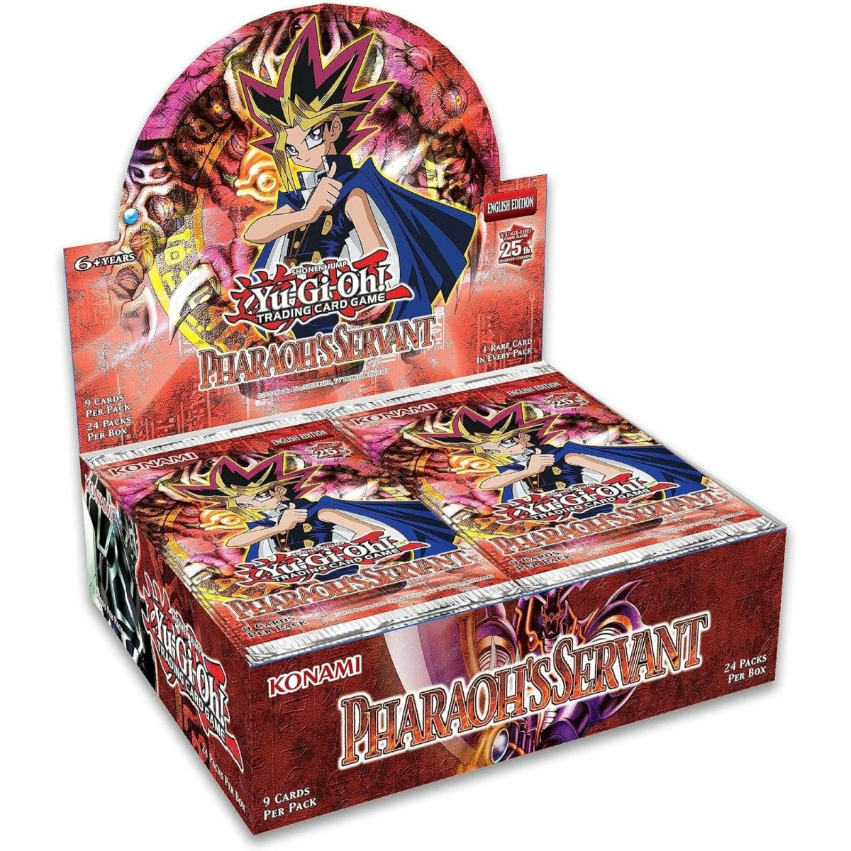 pharaoh cards yugioh Yugioh! Pharaoh's Servant 25th Anniversary Booster Box (24 packs) – BeardyCards