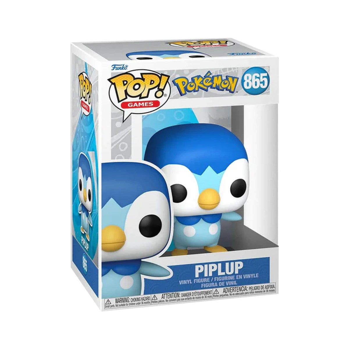 Funko Pop! Games Pokemon Vinyl Figure Piplup 865