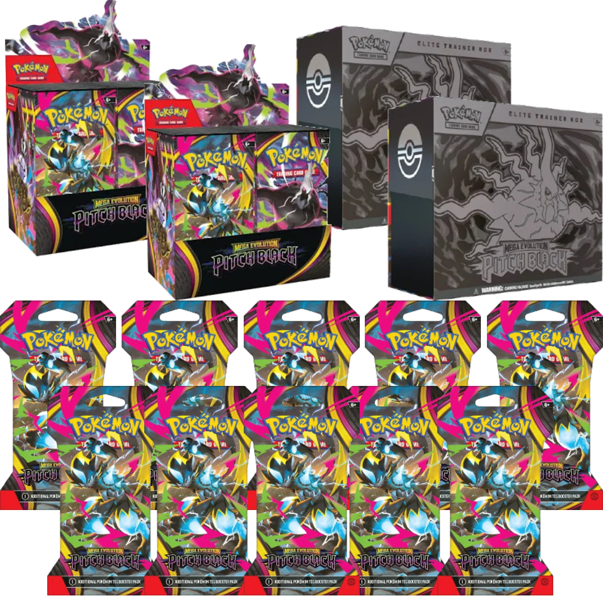 Pokemon Mega Evolution - ME05 - Pitch Black - Bulk Product Sale
