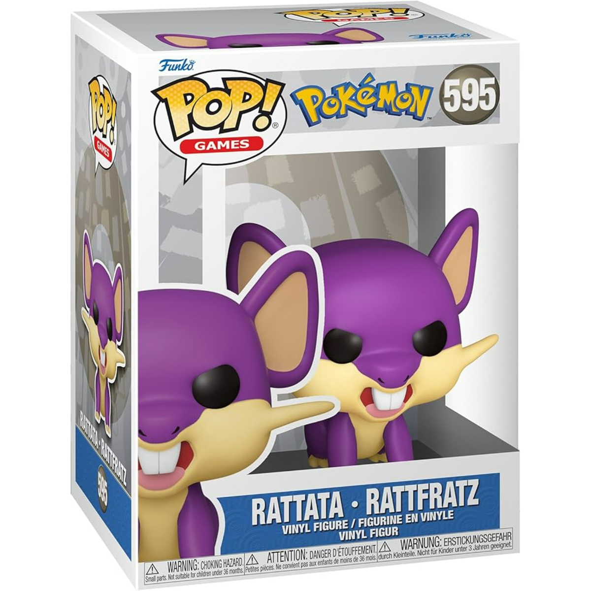 Funko Pop! Games Pokemon Vinyl Figure - Rattata #595