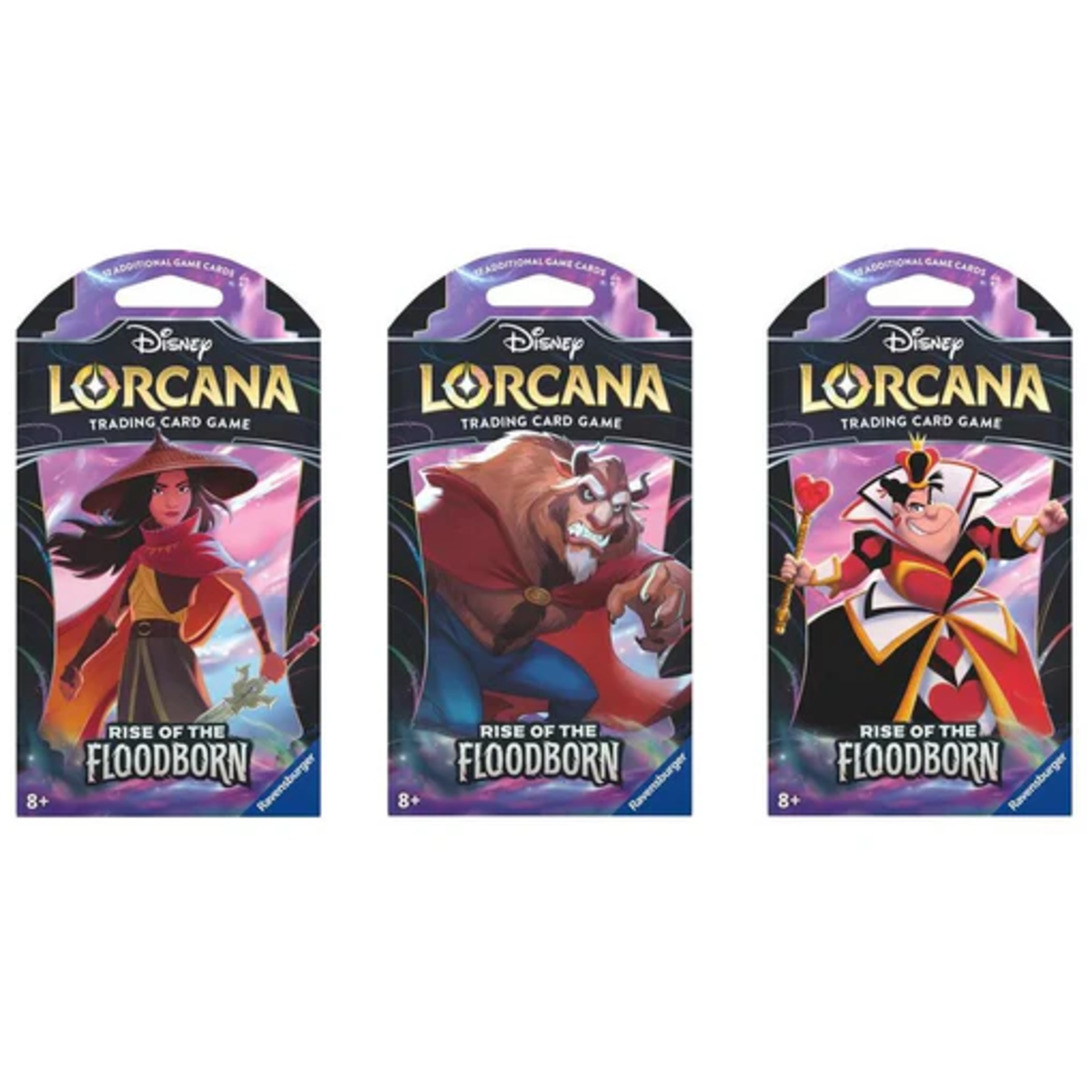 Disney Lorcana - Rise of the Floodborn - Sleeved Booster Pack (Random BeardyCards Disney Lorcana - Rise of the Floodborn - Sleeved Booster Pack (Random BeardyCards