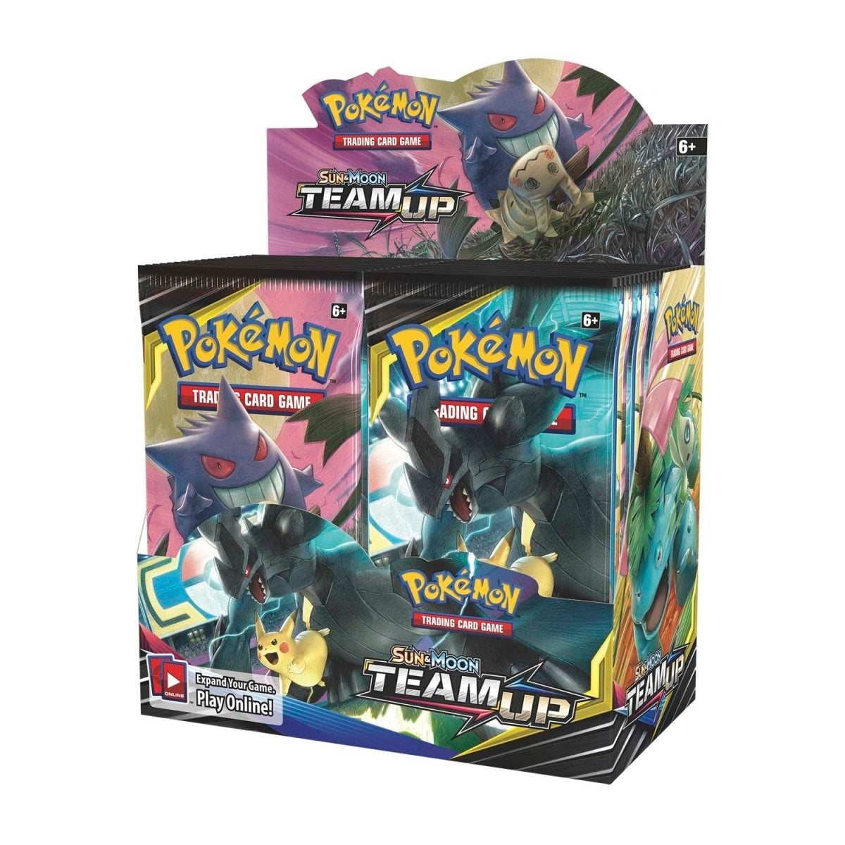Pokemon Sun & Moon - SM09 - Team Up Booster Box (small box cut)