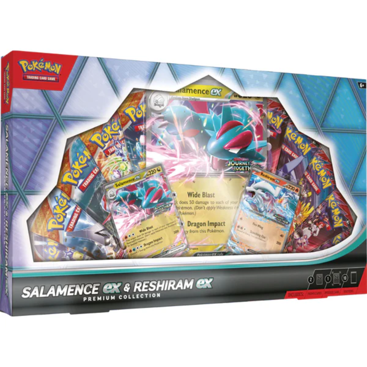 Pokemon Scarlet & Violet - Salamence ex & Reshiram ex Premium Collection